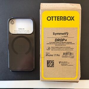 OtterBox Symmetry Series iPhone 17 Pro Case - Classic Black